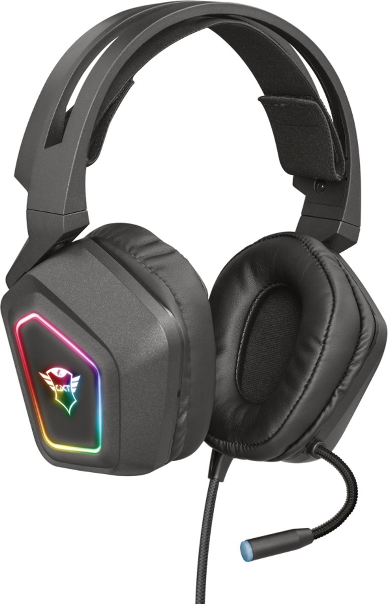   - GXT 450 Blizz | 7.1 Gaming Headset | RGB verlichting | USB | Surround sound | PC | Zwart